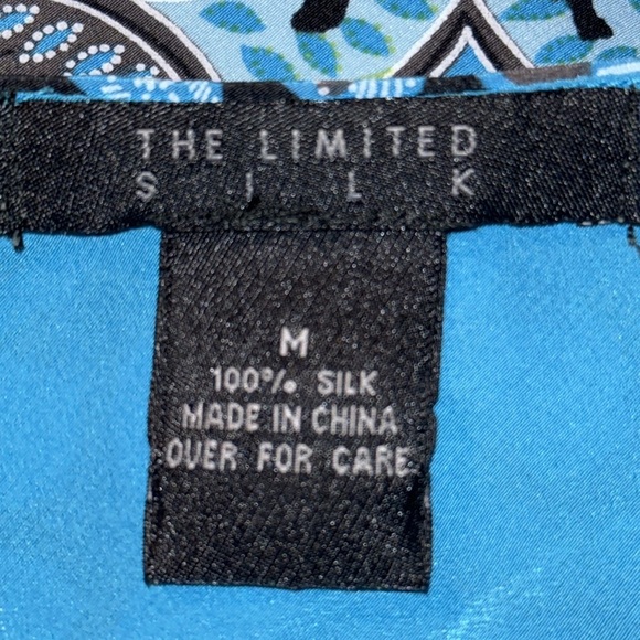 Y2K The Limited 100% Silk Bandanna Top - Picture 6 of 6
